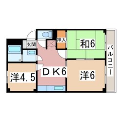 メゾン陣屋下 (旧メゾン真舟Ⅱ)の物件間取画像